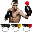 MMA Boxing Speed Ball Head-Mounted Pu Punch Sanda Training Hand Eye Reaction Home Sandbag Fitness Equipment Gym Muay Thai