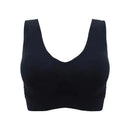1 Pcs Women's Breathable Sports Vest Bra Sweat-absorbent Shockproof Pad Sports Top Track And Field Gym Running Fitness