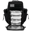 45L Meal Prep Management Backpack Gym Tactical Waterproof Insulated Lunch Cooler Bag Hiking Camping Travel Rucksack