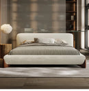 Customized Fabric Bed with Soft Back Modern Design Tatami Beds King Size Bed Queen Size Bed with Solid Wood Frame