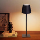 Hotel Cordless Usb Rechargeable Table Lamp Poldina Waterproof Touch Switch Table Lamps for Bedroom Hotel Living Room Restaurant