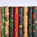 1PC Christmas Gift Wrapping Paper DIY Crafts Kraft Paper for Christmas New Year Party Packaging Decoration