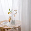 Home Decor White Tulle Sheer Curtains for Living Room Bedroom Dining Decor Window Semi Shading Treatment Voile Drape Luxury Door