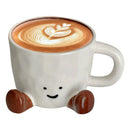 Cute Coffee Mug Adorable Home Kitchen Drinkware Ceramic Coffee Tea Cups for Wine Latte Water Hot Cocoa Cold Hot Drinks