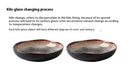 9-inch Irregular Ceramic Dishes Vintage Pasta Dish Ceramic Dishes Household Salad Plate Kitchen Soup Plate Ceramic Dishes