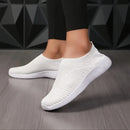 Women's Shoes Lightweight Breathable Mesh Slip-On Sneakers Black White Sport Running for Casual Party Fashion Ladies Shoes