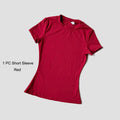 Sports Sets Fitness Hip-lifting Tight Top Short Sleeve Running Workout Gym Shorts Tracksuits For Women Breathable Sports Suits
