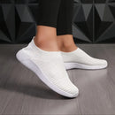 Women's Shoes Lightweight Breathable Mesh Slip-On Sneakers Black White Sport Running for Casual Party Fashion Ladies Shoes