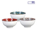 3Pcs Ceramic Bowl Set 4.5-Inch Rice Bowl Microwave Safe Home Dinning & Restaurant High Quality Ceramic Soup Bowl Set