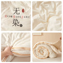 Class A Quality All-season Comforter Detachable Double-layer Bed Quilt with Zipper Soybean Fiber Warm Autumn Winter Quilt Core