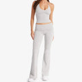 2 Pieces Yoga Set Gym Set Workout Clothes for Women High Waist bell-bottoms Sports Bra Suit Female Clothing Women Tracksuit vest