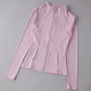 Yoga Clothes Windbreaker Sportswear Woman Running Long Sleeve Sweatshirt Sports Jackets Top Women Workout Tops Activewear
