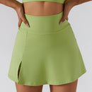 NADANBAO Women Sports Tennis Pleated Skirt Golf Skirt Fitness Shorts High Waist Quick Dry Athletic Running Sport Skort