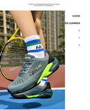 New Fashionable Anti slip Men's and Women's Tennis Shoes Soft and Comfortable Professional Tennis Training Shoes Durable