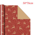 1PC Christmas Gift Wrapping Paper DIY Crafts Kraft Paper for Christmas New Year Party Packaging Decoration