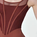 Retro Ballet Leotard Women New Design Spliced Gymnastics Bodysuit Dance wear Adult Elegant Female Yoga Clothing
