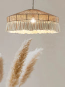 Nordic LED Chandelier Chandelier With Tassels For Bedroom Living Room Kitchen Shop Handmade Rustic Pendant Lamps