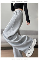 Sports Pants for Women Spring Autumn New Style High-waisted Slim Loose Wide-leg Versatile Casual Sweatpants