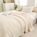 Coral Fleece Blankets For Beds 300gsm Spring Summer Soft Fluffy Faux Fur Mink Throw Solid Sofa Cover Bedspread Plaid Blankets