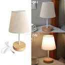 Desk Lamp Fabric Shade Bedroom Bedside Table Night Light Creative Nordic Style Decorative Lighting For Home Interior Design Led