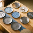 High Appearance Level Japanese Ceramic Tableware Bone Dish Home Platter Western Steak Plate Pasta Salad Fruit Porcelain Plate