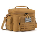 Outdoor Tactical Thermal Cooler Bag Heavy Duty Lunch Box Work Leakproof Insulated Durable Lunch Bag for Men Meal Camping Picnic