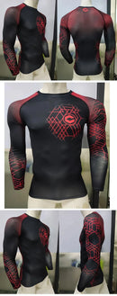 MMA Compression Fitness Wear Men Jiu Jitsu Rashguard Sportsuit Muay Thai MMA Shorts Rash Guard Boxing Shirts Bjj Gym Clothing