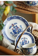 Vintage ceramic coffee cups and plates, English romantic dining plates, teapot cups and plates set, exquisite afternoon tea cups