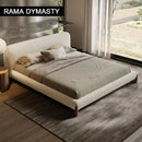 Customized Fabric Bed with Soft Back Modern Design Tatami Beds King Size Bed Queen Size Bed with Solid Wood Frame