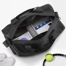 Solid Fitness Bags Zipper Large Capacity Oxford Travel Bags  Thickened Fabric High Capacity Waterproof Luggage Sports Bags