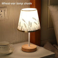 Desk Lamp Fabric Shade Bedroom Bedside Table Night Light Creative Nordic Style Decorative Lighting For Home Interior Design Led