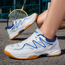 New Sports Shoes for Men and Women, Low-Cut Lace-Up Thick-Soled Shock-Proof Table Tennis Shoes and Badminton Shoes