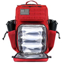 45L Meal Prep Management Backpack Gym Tactical Waterproof Insulated Lunch Cooler Bag Hiking Camping Travel Rucksack