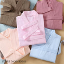 100% Cotton Kimono Bathrobe Gown Spring Autumn New Robe Home Dressing Gown Spring Autumn New Sleepwear Loungewear Negligee