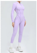 Yoga Suit Gym Set Women Training Sportswear Fitness Long Sleeved Sports Jumpsuit Women Push Up Female Workout Clothes Bodysuits