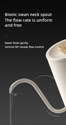 MHW-3BOMBER Pour Over Coffee Kettle 400ml/600ml Stainless Steel Gooseneck Tea Water Pot Chic Cafe Barista Kitchen Accessories