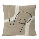 Black Geometric Pillow Cover Home Decor Arch Line Boho Bohemia Throw Pillow Case Modern Living Room Decorative Sofa Cushion