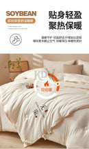 Class A Quality All-season Comforter Detachable Double-layer Bed Quilt with Zipper Soybean Fiber Warm Autumn Winter Quilt Core