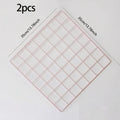 2pcs - Metal photo wall grid panel, decorative iron painting display rack, home decoration and art hanging frame, photo wall