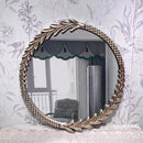 Round Decoration Mirror Clear Unique Creative Restaurant Fashion Chinese Style Mirror Luxury Large Espelho House Decoration