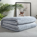 Home Textiles Flannel Blanket Air Conditioning Blanket Thin Spring Summer Fleece Blanket Office Nap  Blanket Multi-size Optional