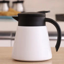 600ml Stainless Steel Thermal Coffee Carafe Double Wall Thermos Carafes for Home, Office, Keep Beverages Hot - garrafa térmica