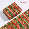 1PC Christmas Gift Wrapping Paper DIY Crafts Kraft Paper for Christmas New Year Party Packaging Decoration