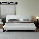 Customized Fabric Bed with Soft Back Modern Design Tatami Beds King Size Bed Queen Size Bed with Solid Wood Frame