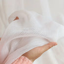 Pure White Shiny Silver Wire Stripe Tulle，Curtains for Living Room， Modern Simple Window Screen Bedroom Voile Blinds for windows
