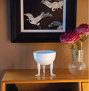 Ceramic Tray, Fruit Bowl, Interesting Abstract Human Legs, Tripod, Appetizer, Tray, Storage Container, Jewelry Storage Tray