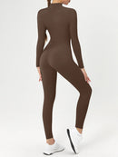 Winter Outfit Set Fleece Yoga Jumpsuits for Women Bodysuit Longsleeve Sport Overall Fitness One-Piece Suit Gym Workout Tracksuit