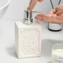 Ceramic Bathroom Foaming Soap Dispenser Dispenser Refill Lotion Sub Bottling Body Wash Conditioner for Bathroom Kitchen Decor