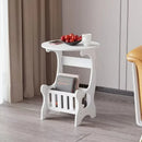 Mini Round Table Bedside Table Bedroom Furniture Modern Minimalist Lightweight Bedside Table Mini Storage Rack Storage Cabinet