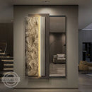 Creative Luxe Mirror Rectangle Frame Salon Aesthetic Mirror Ornament Makeup Espelho Grande Para Quarto House Accessories